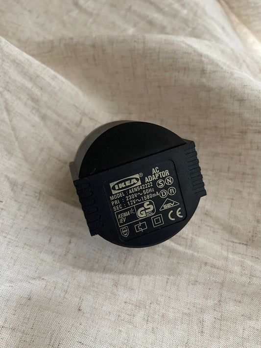 IKEA AEN481805 transformator | Vintage Ikea adapter | ikea adaptateur | ikea plug | AEN481805 Black | IKEA AEN481805 Noir Viavia Vintage