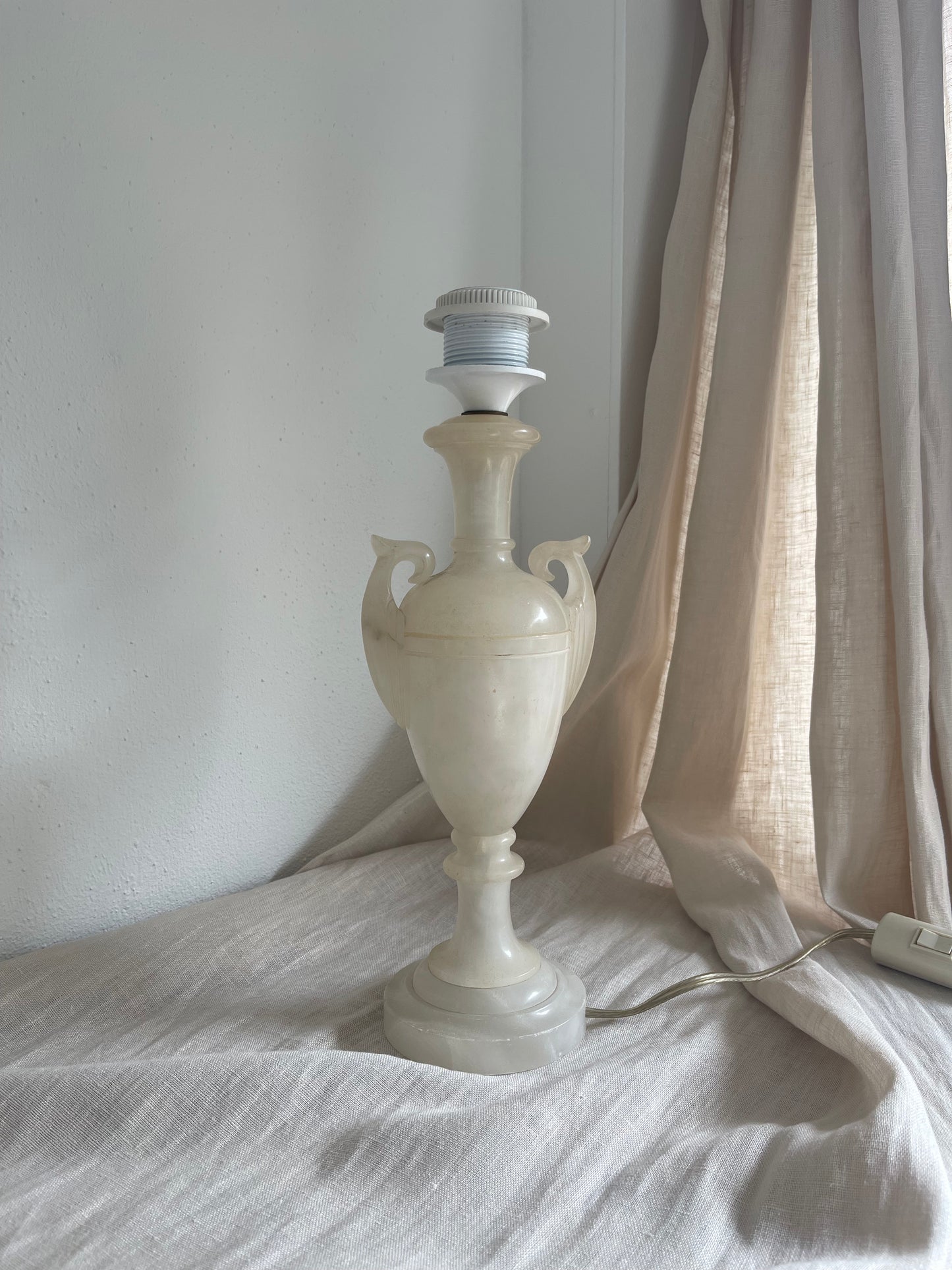 Stone lampbase | Vintage onyx lampbase | Vintage lampbase | Marble lampbase