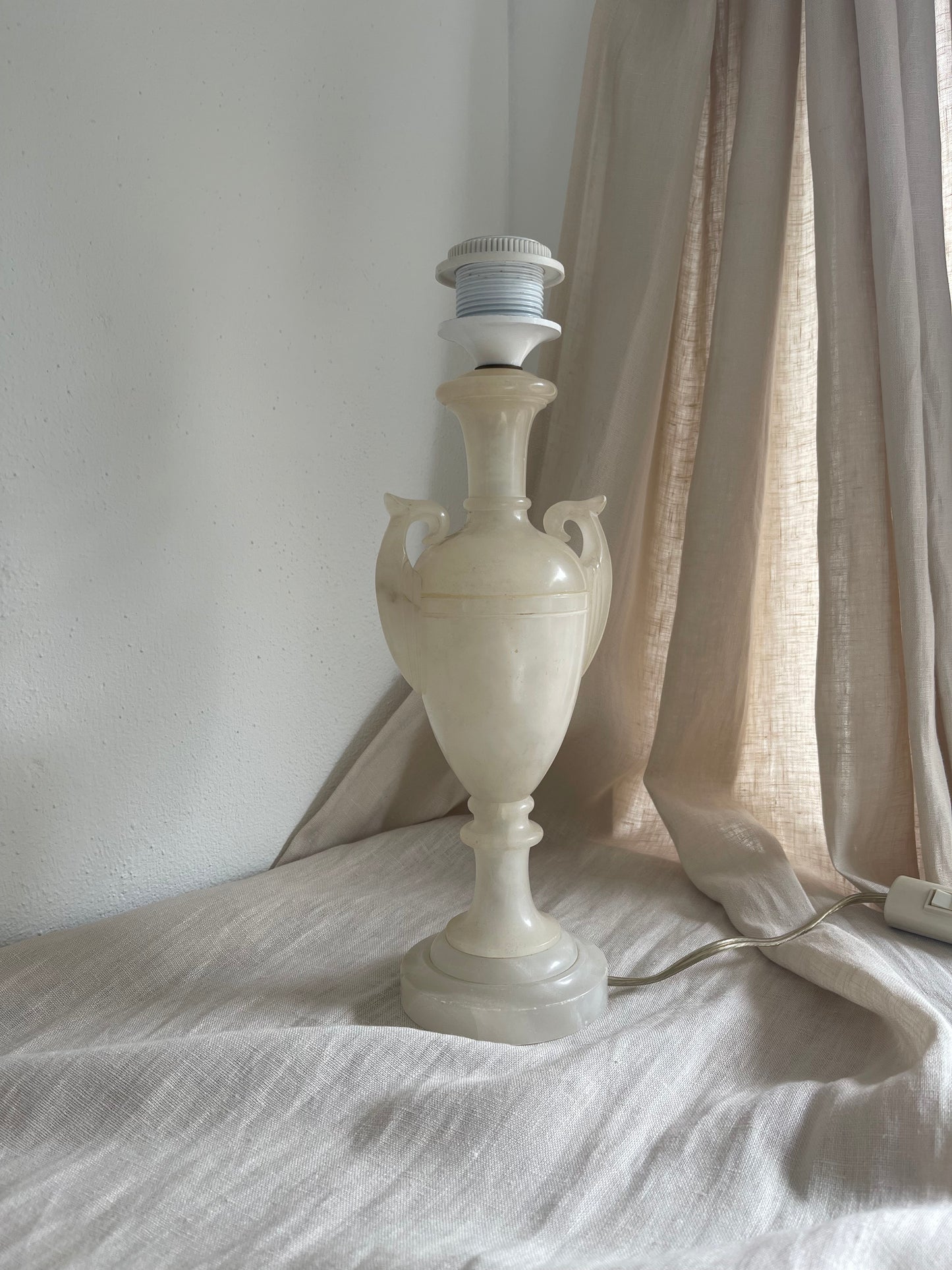 Stone lampbase | Vintage onyx lampbase | Vintage lampbase | Marble lampbase