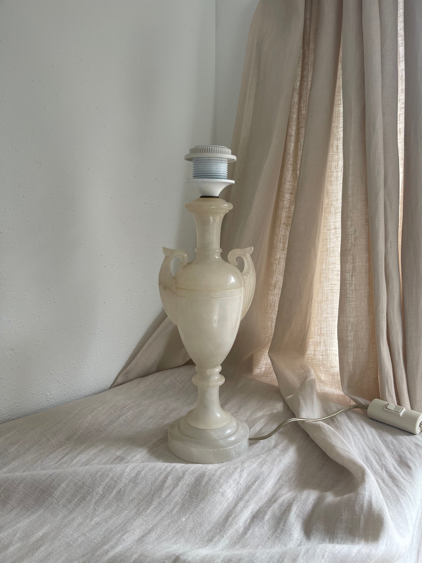 Stone lampbase | Vintage onyx lampbase | Vintage lampbase | Marble lampbase