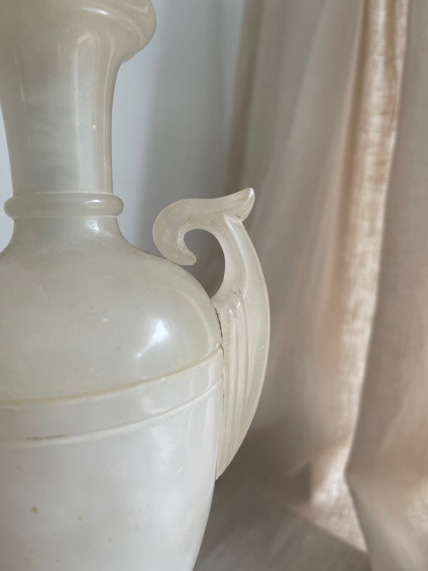 Stone lampbase | Vintage onyx lampbase | Vintage lampbase | Marble lampbase