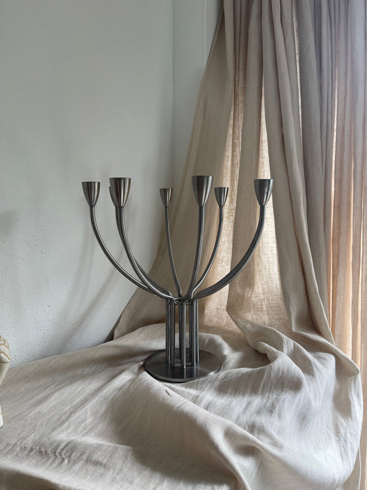 Vintage Ikea Stockholm Candleholder | Ikea 8 arm kandelaar | Vintage Ikea kandelaar | Vintage kandelaar Viavia Vintage