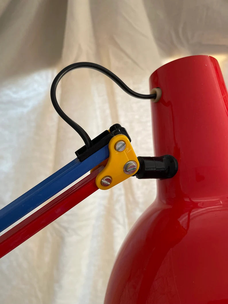 HCF Denmark scharnierlamp | vintage Memphis lamp | architecten lamp | Vee Angle Poise bureaulamp