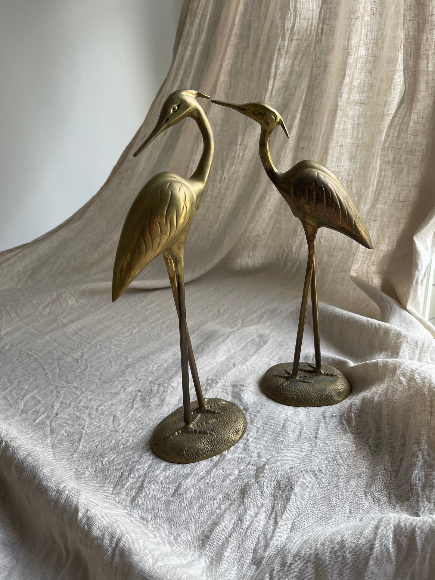 Brass cranes