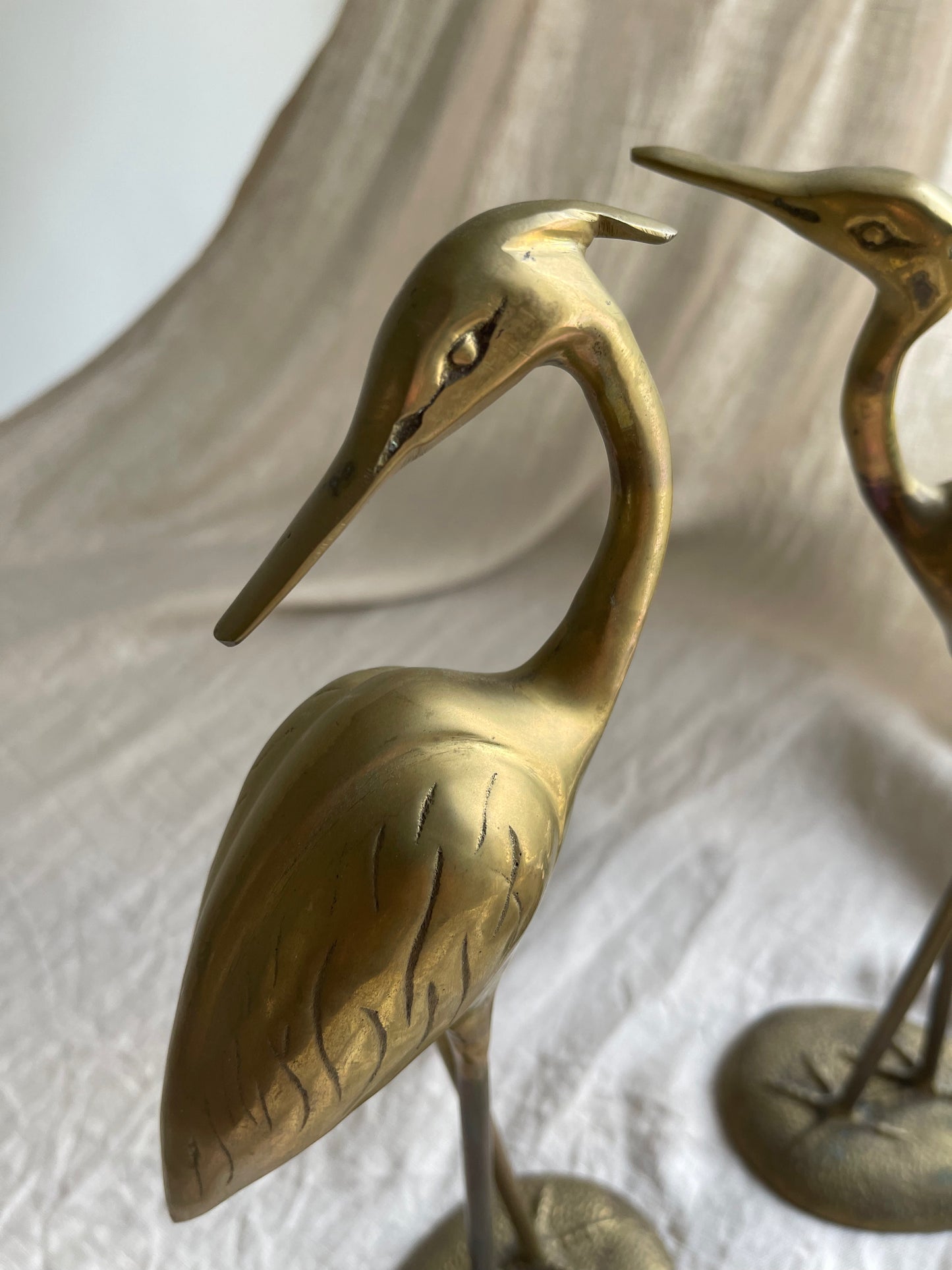 Brass cranes