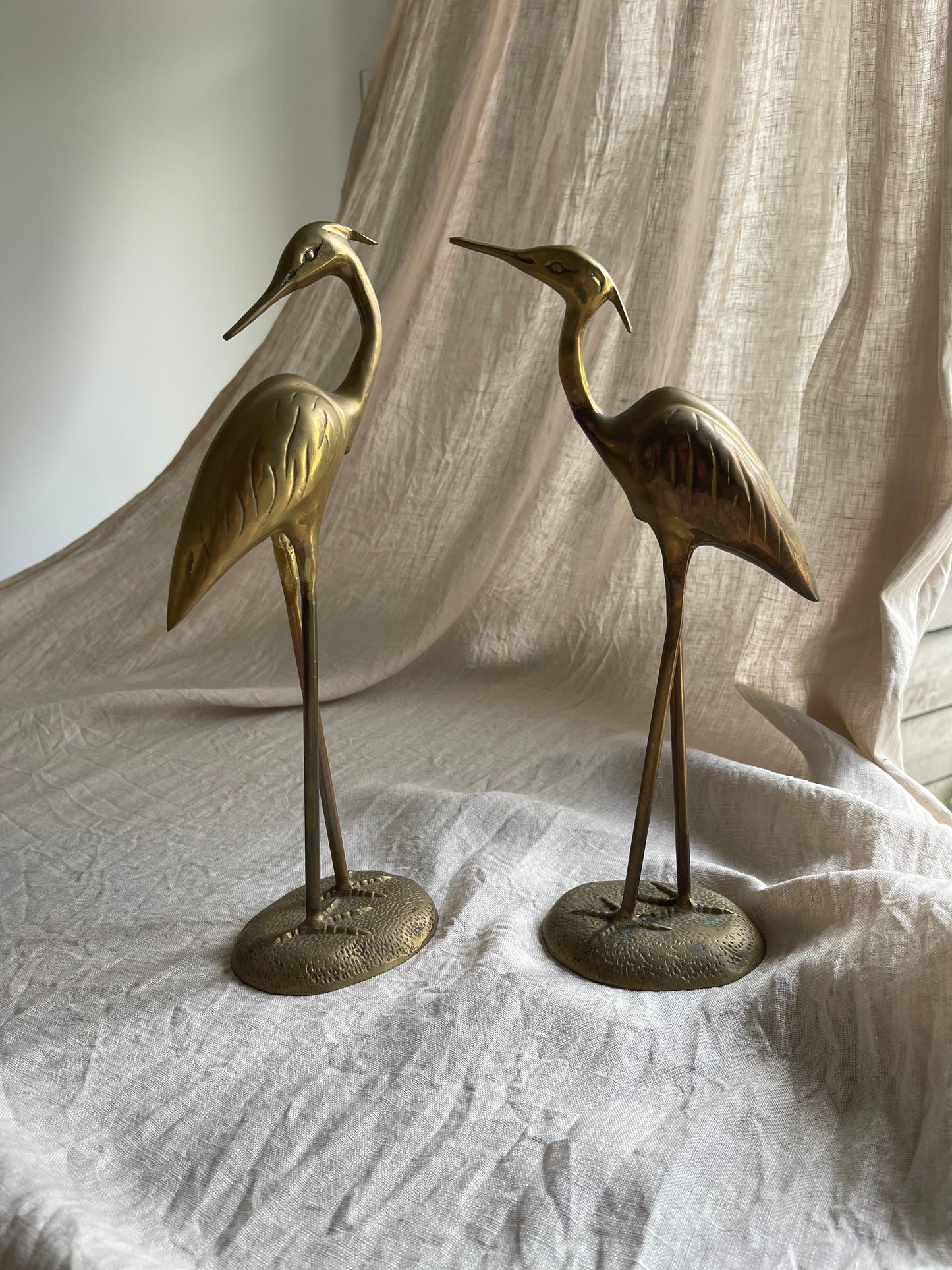 Brass cranes