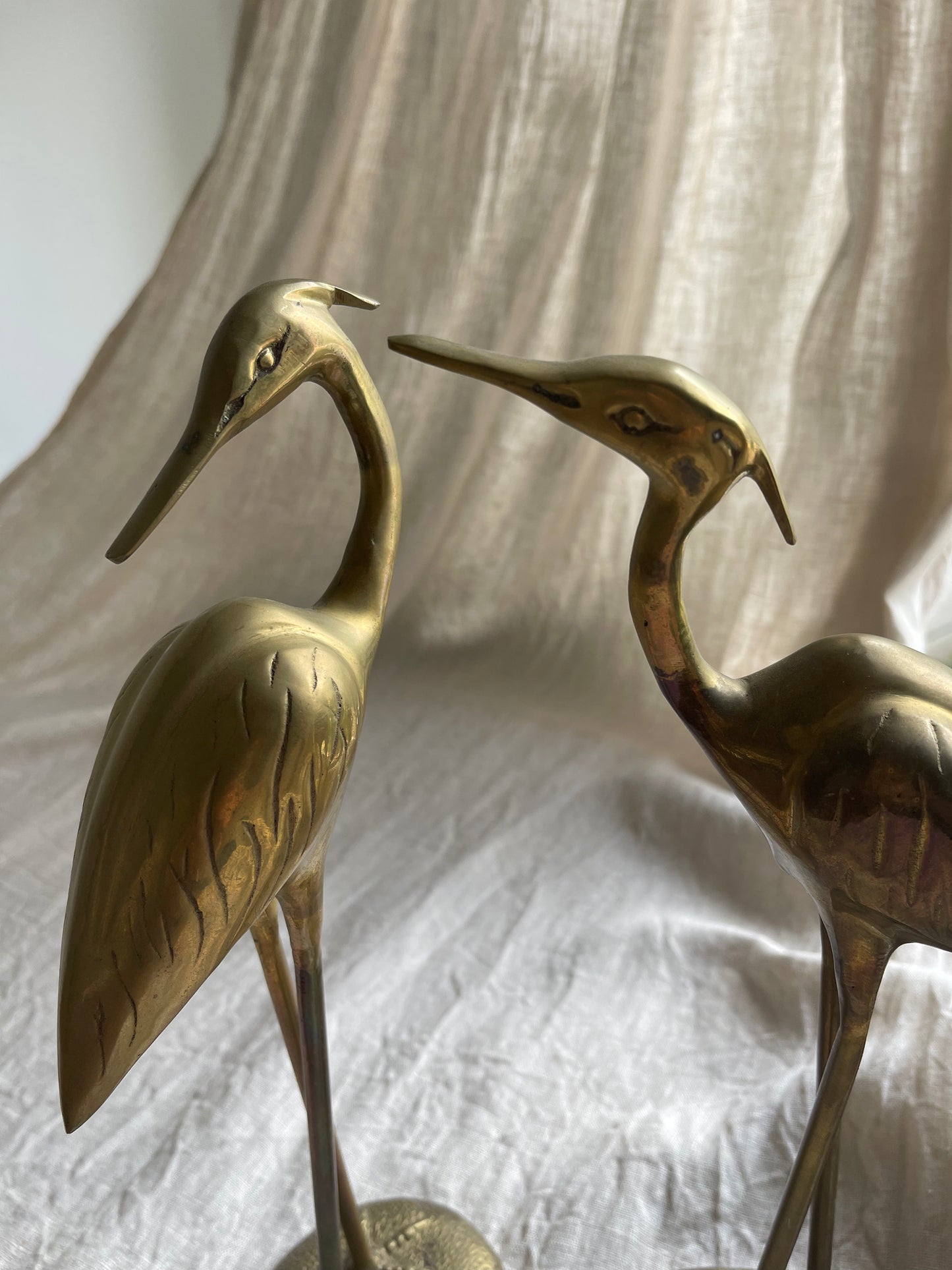 Brass cranes