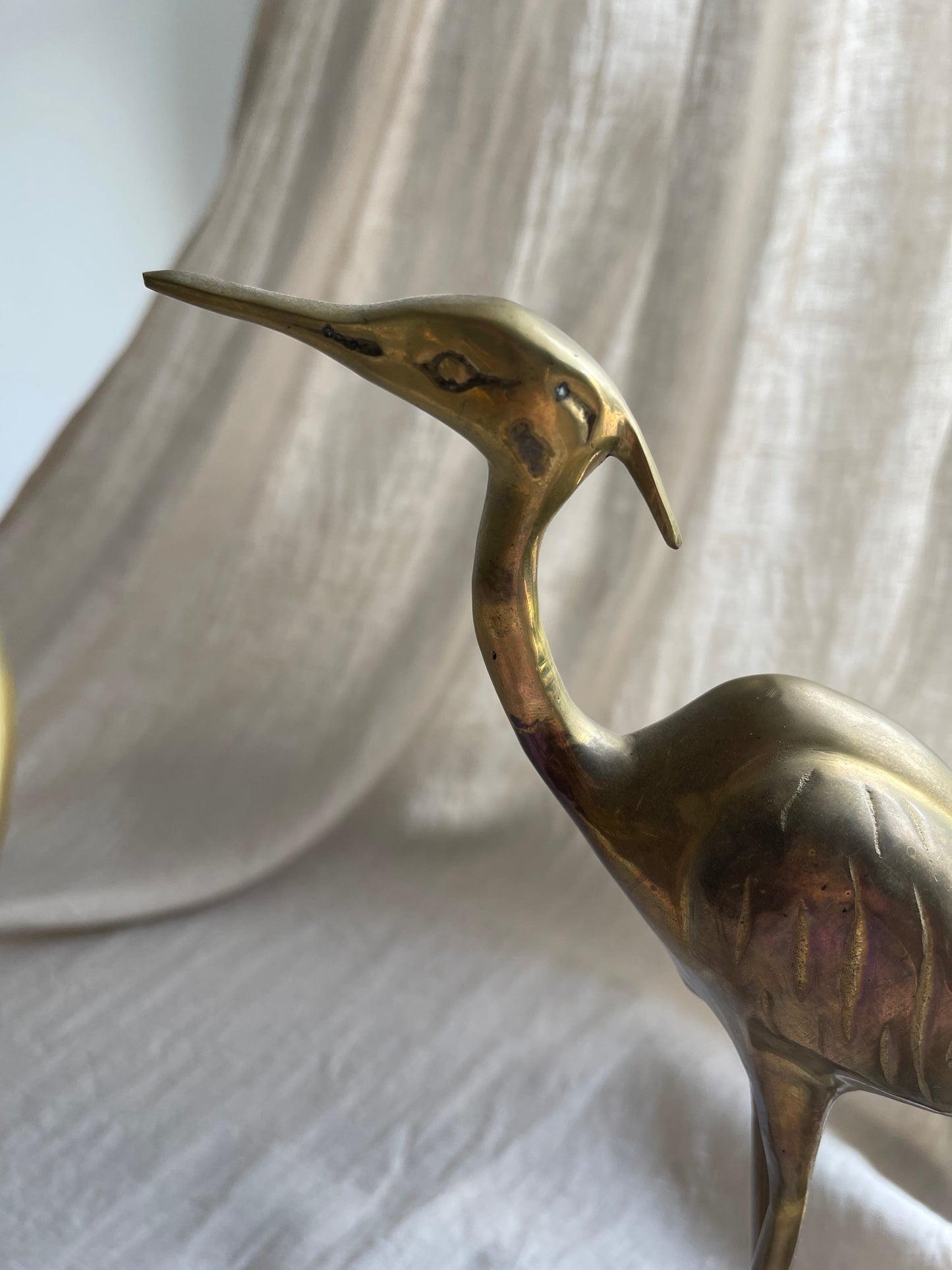 Brass cranes