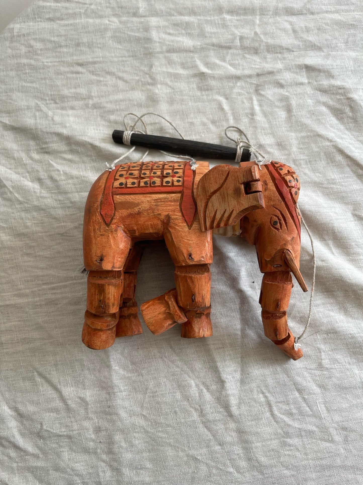 Marionnette éléphant indien