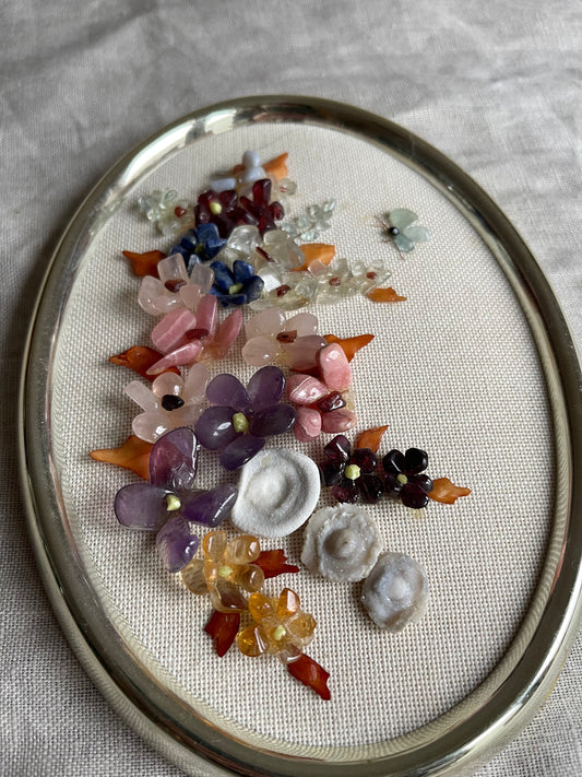 Muurdecoratie bloemen viaviavintage