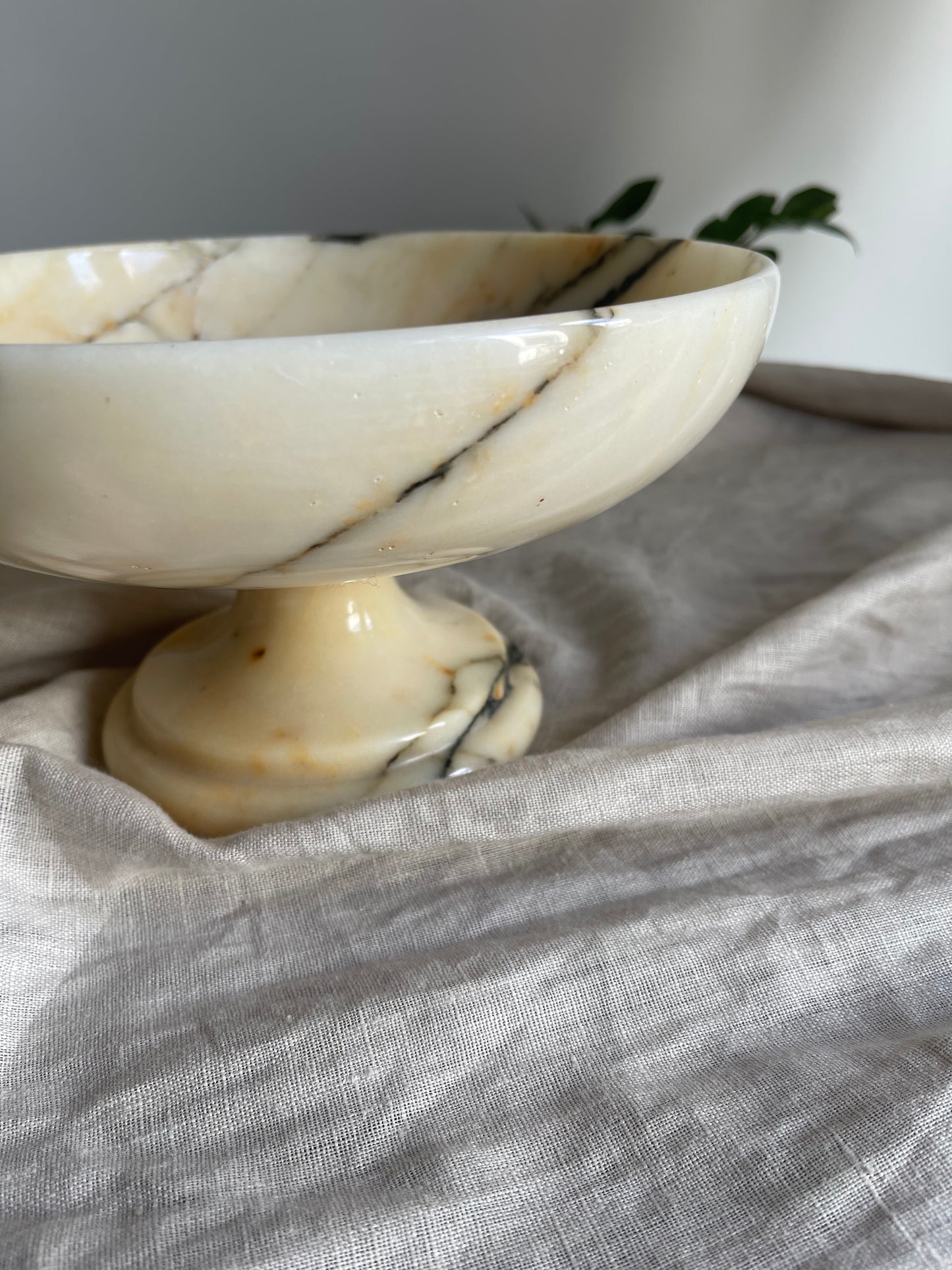 Marble fruit bowl