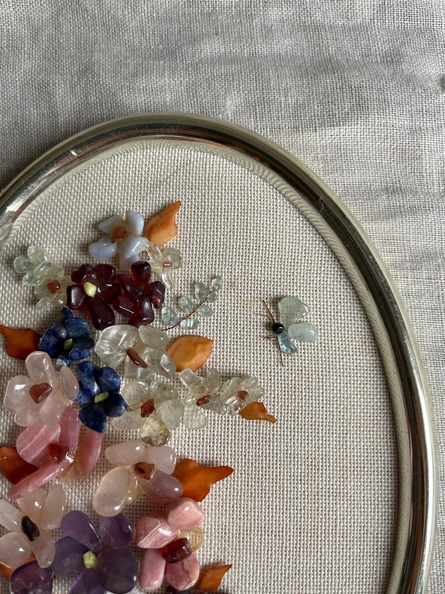 Muurdecoratie bloemen viaviavintage