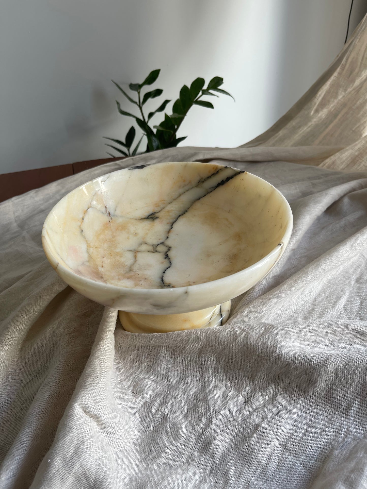 Marble fruit bowl